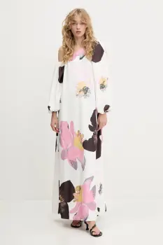 Stine Goya rochie culoarea bej, maxi, drept, SG-PF25-D137-2395 imagine