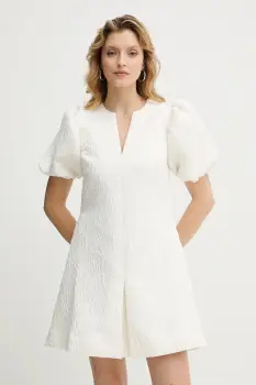 Stine Goya rochie culoarea bej, mini, evazati, SG-PS26-D187-2448 imagine