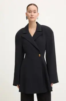 Stine Goya rochie culoarea negru, mini, evazati, C009-2273 imagine