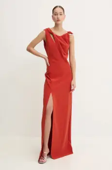 Stine Goya rochie culoarea portocaliu, maxi, drept, D038-2274 imagine