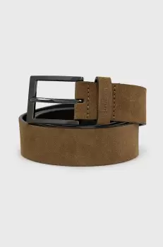 Strellson Curea de piele barbati, culoarea negru imagine