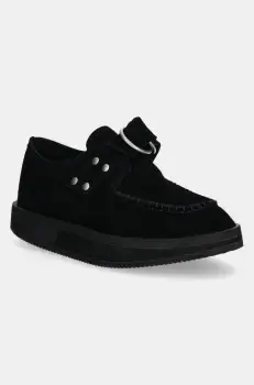 Suicoke pantofi de piele intoarsa JOCO barbati, culoarea negru, OG391Sab imagine