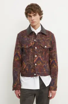 Sunflower geaca din amestec de lana culoarea maro, de tranzitie, 4157. imagine