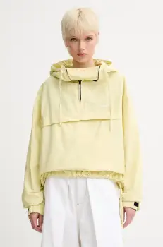 Sunnei geaca culoarea galben, de tranzitie, oversize, RTWXOUW018 imagine