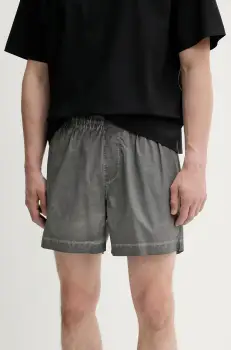 Sunnei pantaloni scurti culoarea gri, RTWXBOT021 imagine