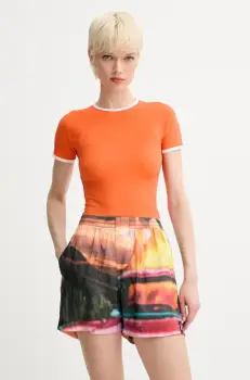 Sunnei tricou culoarea portocaliu, PRTWWJER009 imagine