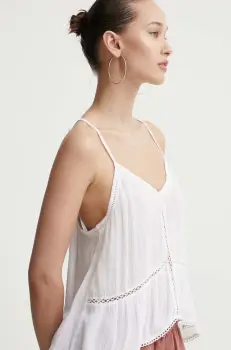 Superdry bluza culoarea alb, neted imagine