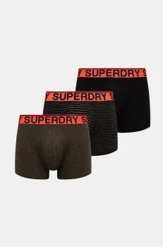 Superdry boxeri 3-pack barbati, culoarea negru, M3110452A-B9Y imagine