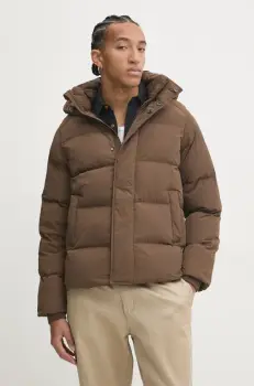 Superdry geaca barbati, culoarea maro, de iarna, M5011976A-XUF imagine