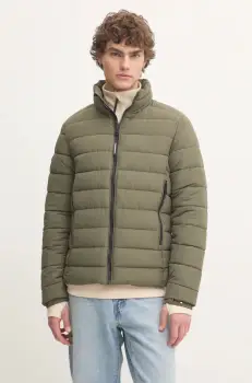 Superdry geaca barbati, culoarea verde, de tranzitie, M5011911A-8MI imagine