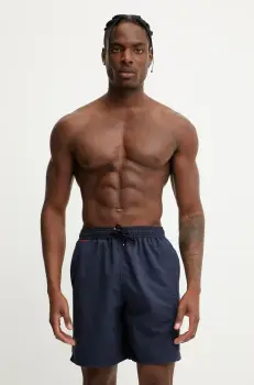 Superdry pantaloni scurti de baie culoarea bleumarin, M3010246A-09S imagine