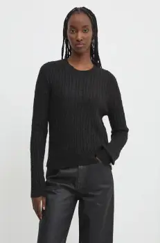 Superdry pulover femei, culoarea negru, W6110565A-02A imagine