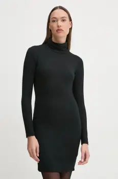 Superdry rochie culoarea negru, mini, mulata, W8011765A-02A imagine