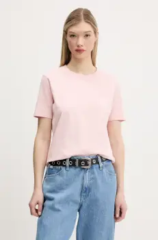 Superdry tricou din bumbac femei, culoarea roz, W1011644A-2LY imagine