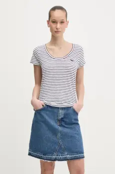 Superdry tricou femei, culoarea bleumarin, W1011381A-F7W imagine