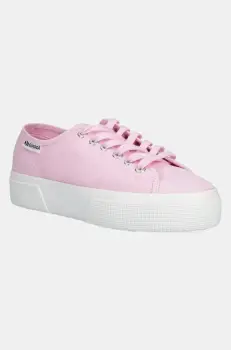 Superga tenisi PLATFORM LEGGERA culoarea roz, S2142ZW imagine