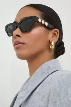 Swarovski ochelari de soare IMBER femei, culoarea negru imagine