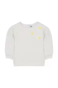 Tartine et Chocolat hanorac de bumbac pentru bebelusi culoarea bej, cu imprimeu imagine