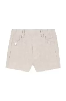 Tartine et Chocolat pantaloni scurti de in pentru copii culoarea bej imagine