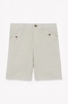 Tartine et Chocolat pantaloni scurti de in pentru copii culoarea bej, CA26003 imagine