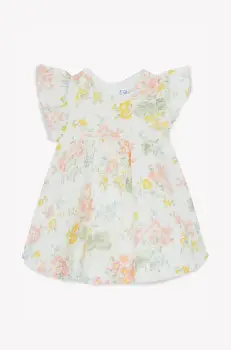 Tartine et Chocolat rochie de in pentru bebelusi culoarea portocaliu, mini, evazati, CA30041 imagine
