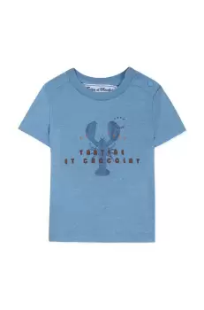 Tartine et Chocolat tricou bebe cu imprimeu imagine