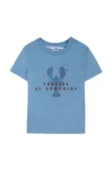 Tartine et Chocolat tricou bebe cu imprimeu imagine