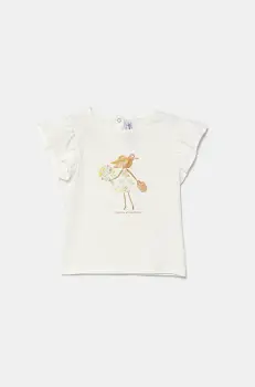 Tartine et Chocolat tricou bebe culoarea bej, CA10011 imagine