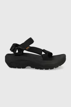 Teva sandale femei, culoarea negru, cu platforma imagine