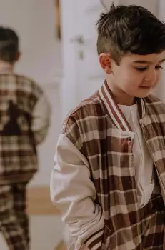 That's mine geaca copii Timmie culoarea maro imagine