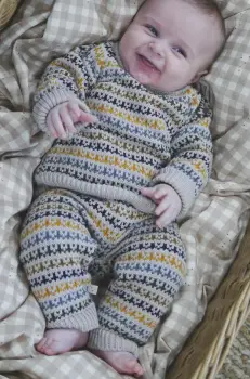 That's mine pantaloni de trening din bumbac pentru copii Florens culoarea bej, modelator, 128051 imagine