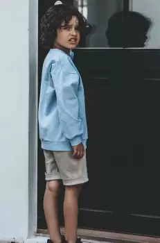 That's mine pantaloni scurti copii Frede culoarea verde imagine