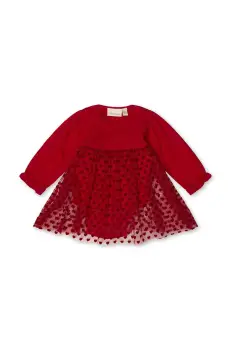 That's mine rochie bebe Astrid culoarea rosu, mini, evazati, 118128 imagine