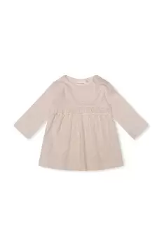 That's mine rochie bebe culoarea bej, mini, evazati imagine