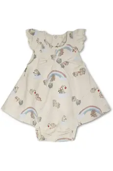 That's mine rochie bebe Paula culoarea bej, mini, evazati, 157818 imagine