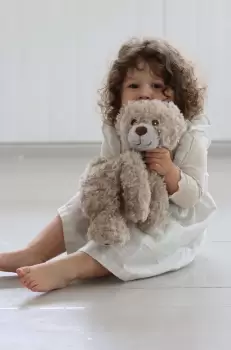 That's mine rochie din bumbac pentru bebelusi culoarea gri, mini, evazati imagine