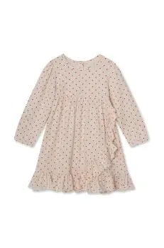 That's mine rochie fete Emilia culoarea bej, mini, evazati, 129428 imagine