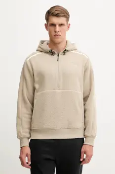 The North Face bluza culoarea verde, cu gluga, uni, NF0A8E7FCEL1 imagine