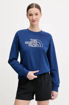 The North Face bluza Drew Peak Light femei, cu imprimeu, NF0A8C1EAQM1 imagine