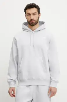 The North Face bluza Essential barbati, cu gluga, neted, NF0A89ES0TI1 imagine