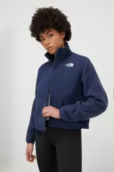 The North Face bluza femei, culoarea albastru marin imagine