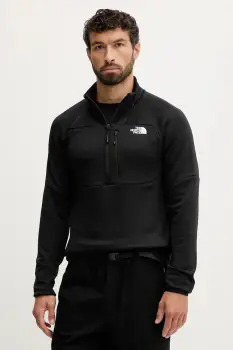 The North Face bluza Meteora culoarea negru, uni, NF0A8E1MJK31 imagine