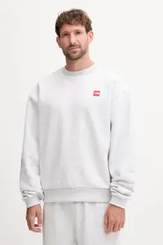 The North Face bluza Redbox culoarea gri, melanj, NF0A8EG1E041 imagine