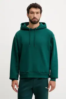 The North Face bluza Redbox culoarea verde, cu gluga, uni, NF0A8EFZ1KI1 imagine