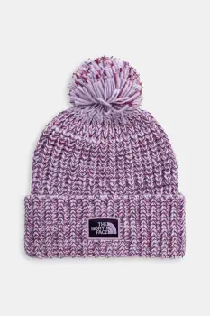 The North Face caciula Cozy Chunky Cabin Beanie culoarea roz, NF0A887WFH81 imagine