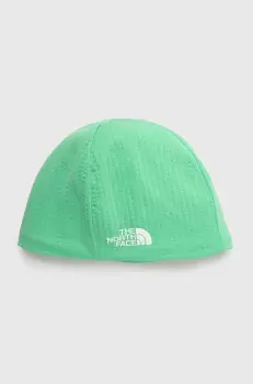 The North Face caciula DotKnit culoarea verde, din tesatura neteda imagine