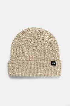 The North Face caciula TNF Fisherman Beanie culoarea bej, NF0A55JG3X41 imagine