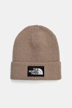 The North Face caciula TNF Logo Box culoarea verde, NF0A8CHEBOX1 imagine