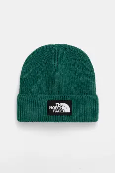 The North Face caciula TNF Logo Box culoarea verde, NF0A8CHENL11 imagine