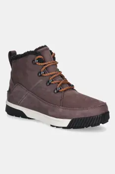 The North Face cizme de iarna Sierra Mid Lace culoarea rosu, NF0A4T3XC9R1 imagine